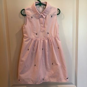 Vineyard Vines pink collared dress size 5